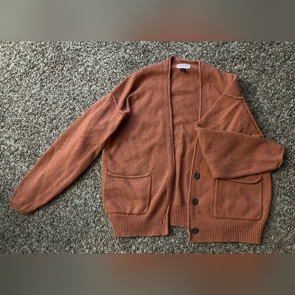 Universal Thread Goods Co. Rust Cardigan Sweater - Picture 1 of 3